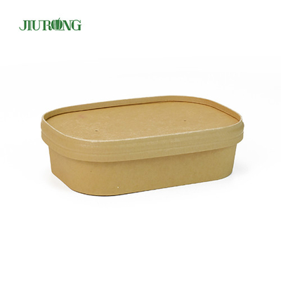 Αδιάβροχο από ανακυκλώσιμο χαρτί Takeaway Bowl 1500ml Food Grade For Salad