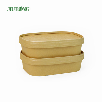 Αδιάβροχο από ανακυκλώσιμο χαρτί Takeaway Bowl 1500ml Food Grade For Salad