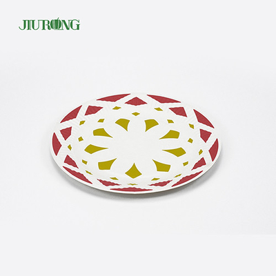 Kraft 9inch 30cm Greaseproof UV επίστρωμα πιάτων εγγράφου dia βιοδιασπάσιμο
