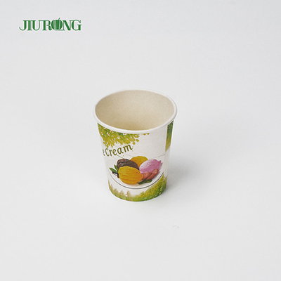 Βιοδιασπώμενα χάρτινα φλιτζάνια 5 oz 6 oz Single Wall Kraft για τσάι με γάλα καφέ