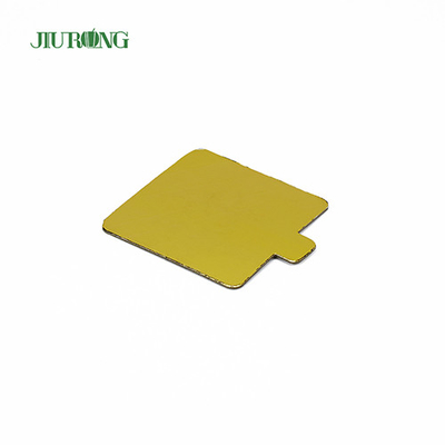 Επαναχρησιμοποιήσιμη MDF Gold Rectangle Board Cake μιας χρήσης 100*65mm Λιπαντική