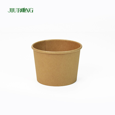 Χάρτινα δοχεία σαλάτας με επικάλυψη UV 26OZ Χάρτινα μπολ μιας χρήσης για ζεστό φαγητό
