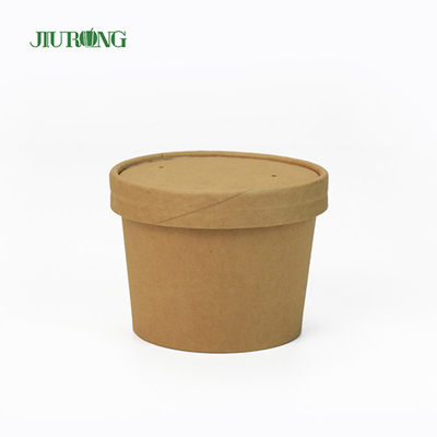 Χάρτινα δοχεία σαλάτας με επικάλυψη UV 26OZ Χάρτινα μπολ μιας χρήσης για ζεστό φαγητό