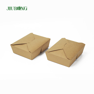 Προσαρμοσμένο λογότυπο ECO Friendly Biodegradable Paper Container Box 800ml