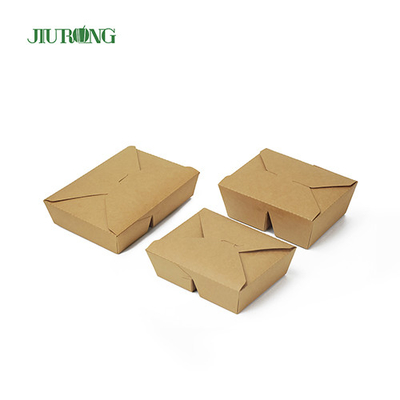 Βιοδιασπώμενο χάρτινο δοχείο συσκευασίας Takeaway 1480ml για αλλαντικά