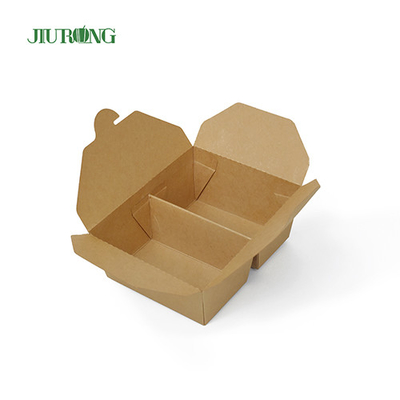 Βιοδιασπώμενο χάρτινο δοχείο συσκευασίας Takeaway 1480ml για αλλαντικά
