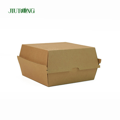 Single Tongue Eco Friendly Takeaway Συσκευασία Ανακυκλωμένο χαρτί Kraft 1600ml