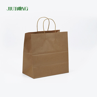 Take Away SOS Kraft Βιοδιασπώμενη Χάρτινη Σακούλα Ανακυκλώσιμη Εγκεκριμένη από την BSCI