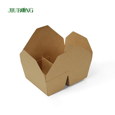 Βιοδιασπώμενο χάρτινο δοχείο συσκευασίας Takeaway 1480ml για αλλαντικά