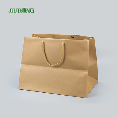 Βιοδιασπώμενη χάρτινη τσάντα Takeaway Ύψος 320 mm, φιλικές προς το περιβάλλον Τσάντες Kraft